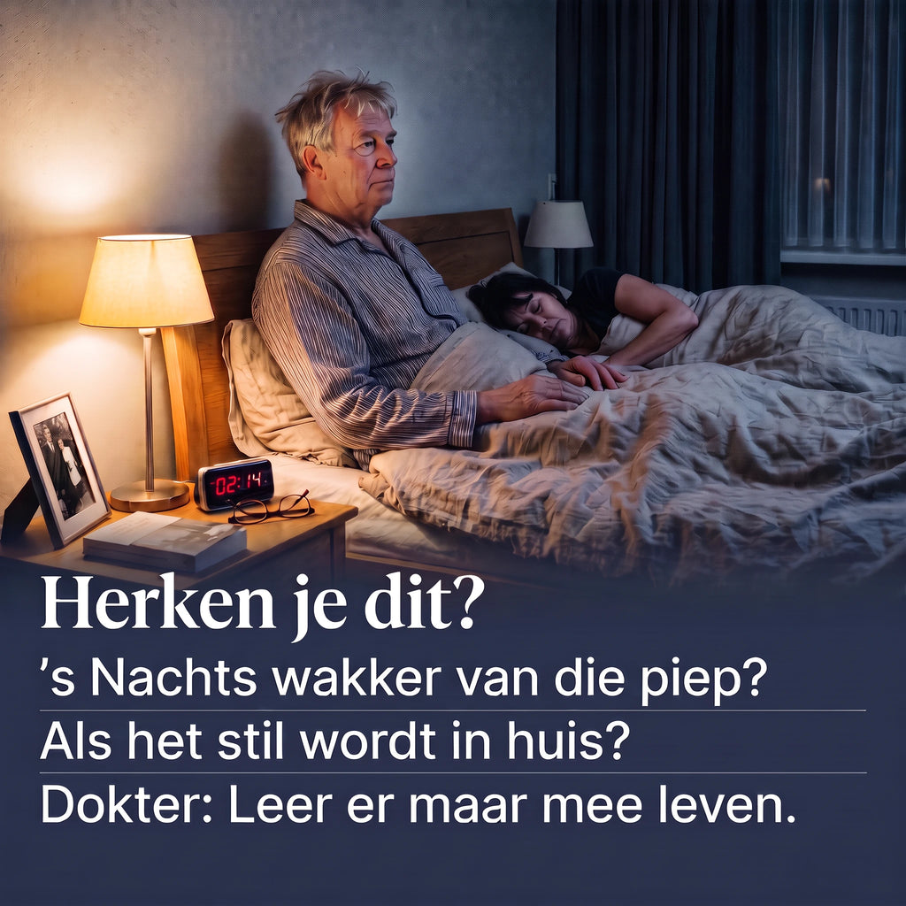 Herken je dit? Man wakker in bed om twee uur, partner slaapt